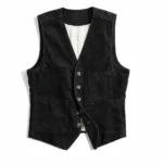 GIlet cowboy velour cotelé