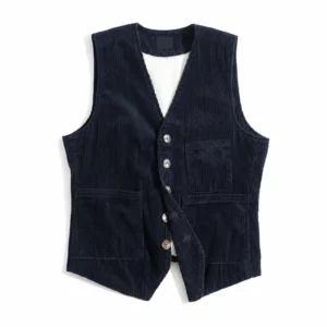 GIlet cowboy velour cotelé