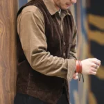 GIlet cowboy velour cotelé