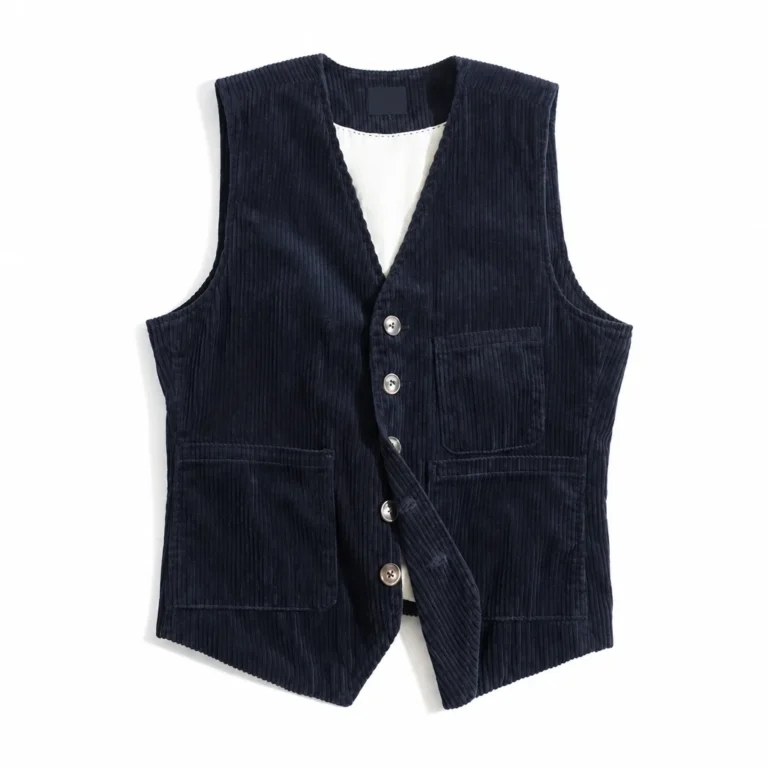 GIlet cowboy velour cotelé