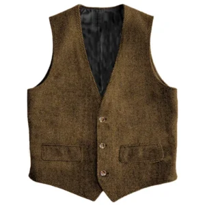 Gilet cowboy vintage - Marron