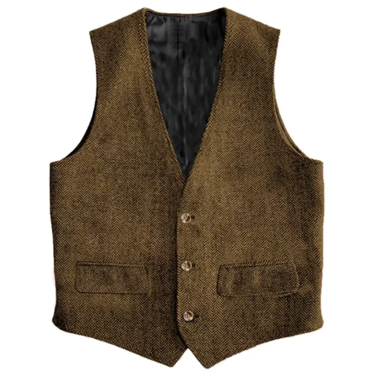 Gilet cowboy vintage - Marron