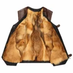 Gilet cuir homme sans manche