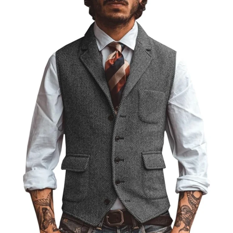Gilet style Peaky Blinders - Gris