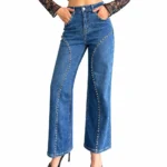 Jean cowboy femme country - Bleu