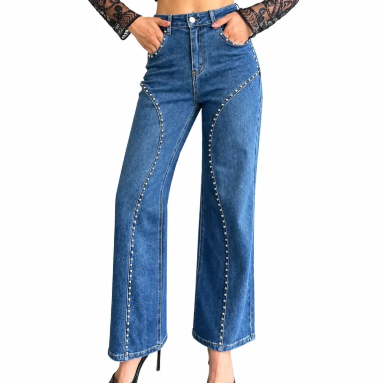 Jean cowboy femme country - Bleu