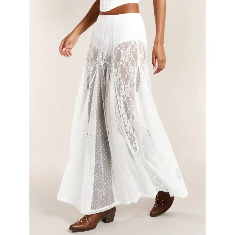 Jupe longue femme cowboy
