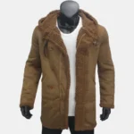 Manteau aviateur style américain années 1940 - Marron