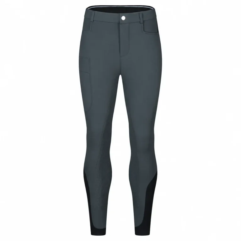 Pantalon d'équitation professionel pour homme - Gris anthracite