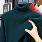 Pull col roulé homme