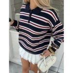 Pull femme vintage américain collège US