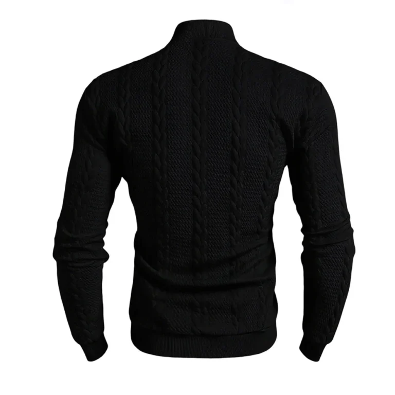 Pull homme torsadé