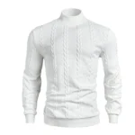Pull homme torsadé