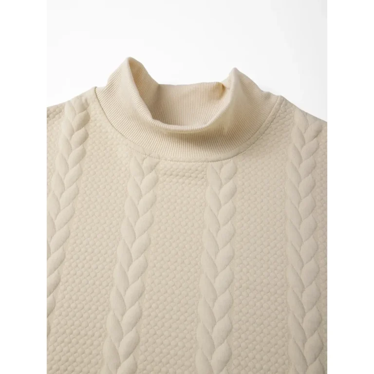 Pull homme torsadé
