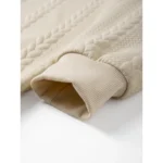 Pull homme torsadé