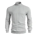 Pull homme torsadé