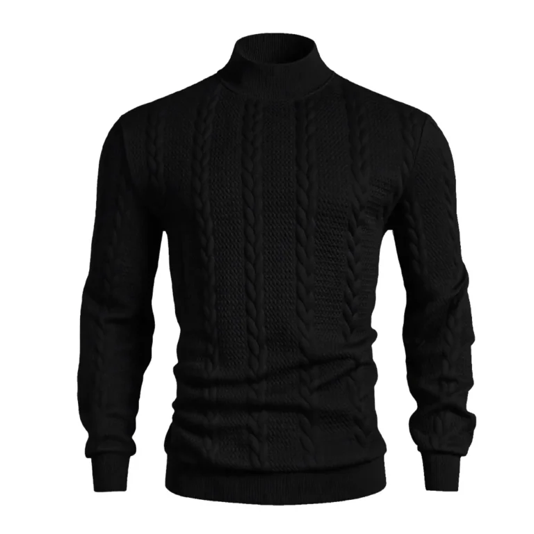 Pull homme torsadé