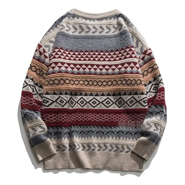 Pull homme vintage western