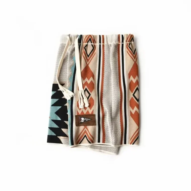 Short cowboy beige motifs amérindiens