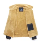 Veste jean homme hiver doublée col sherpa