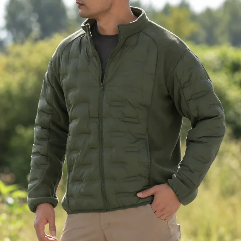 Veste militaire homme matelassée polaire