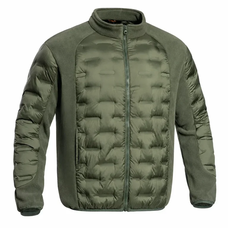 Veste militaire homme matelassée polaire