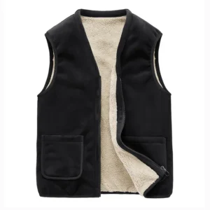 Veste sans manches chaud - Noir