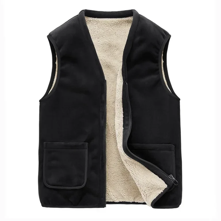 Veste sans manches chaud - Noir